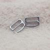 10Pcs Bra Hooks Electroplating Process Strong Material Durable Sturdy Two Holes