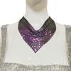 Shinning Sequins Triangle Scarf for Prom Party Lightweight Triangle Collar for Ladies Wedding Model Show Supplies