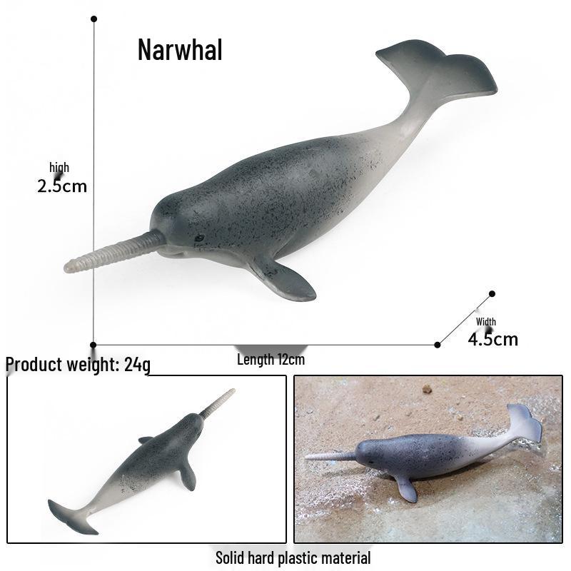 Children s Marine Animal Toy Set - Great White, Megalodon, Tiger Shark Models for Science Education & Birthday Gift