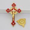 Christian Catholic Cross Ornament Pendant Home Church Pray Ornaments Souvenir