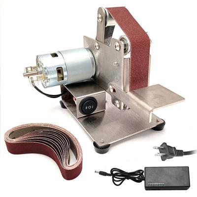 110V/220V DIY Polishing Grinding Machine Cutter Edges Sharpener Multifunctional Grinder Mini Electric Belt Sander