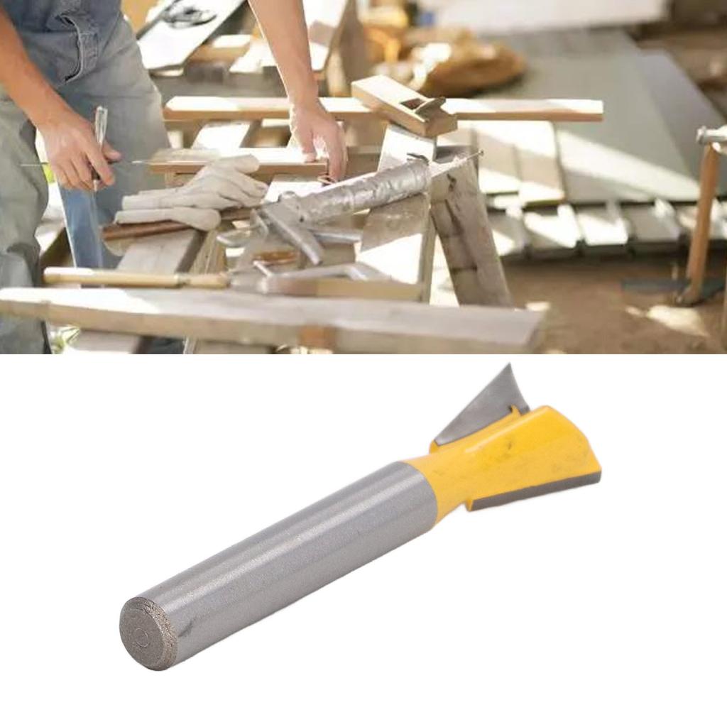 Woodworking Dovetail Router Bit 1Celsius4in Shank Tungsten Steel Alloy Router Bit for Trimming