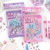 3D Miniature Scene Sticker Book Set for Scrapbooking, PET Waterproof Paper Journal Stickers
