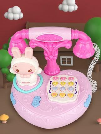 Baby And Children'S Toy Simulation Telephone Landline Boy Music Intelligence Early Education 0-1 Years Old 6 To 12