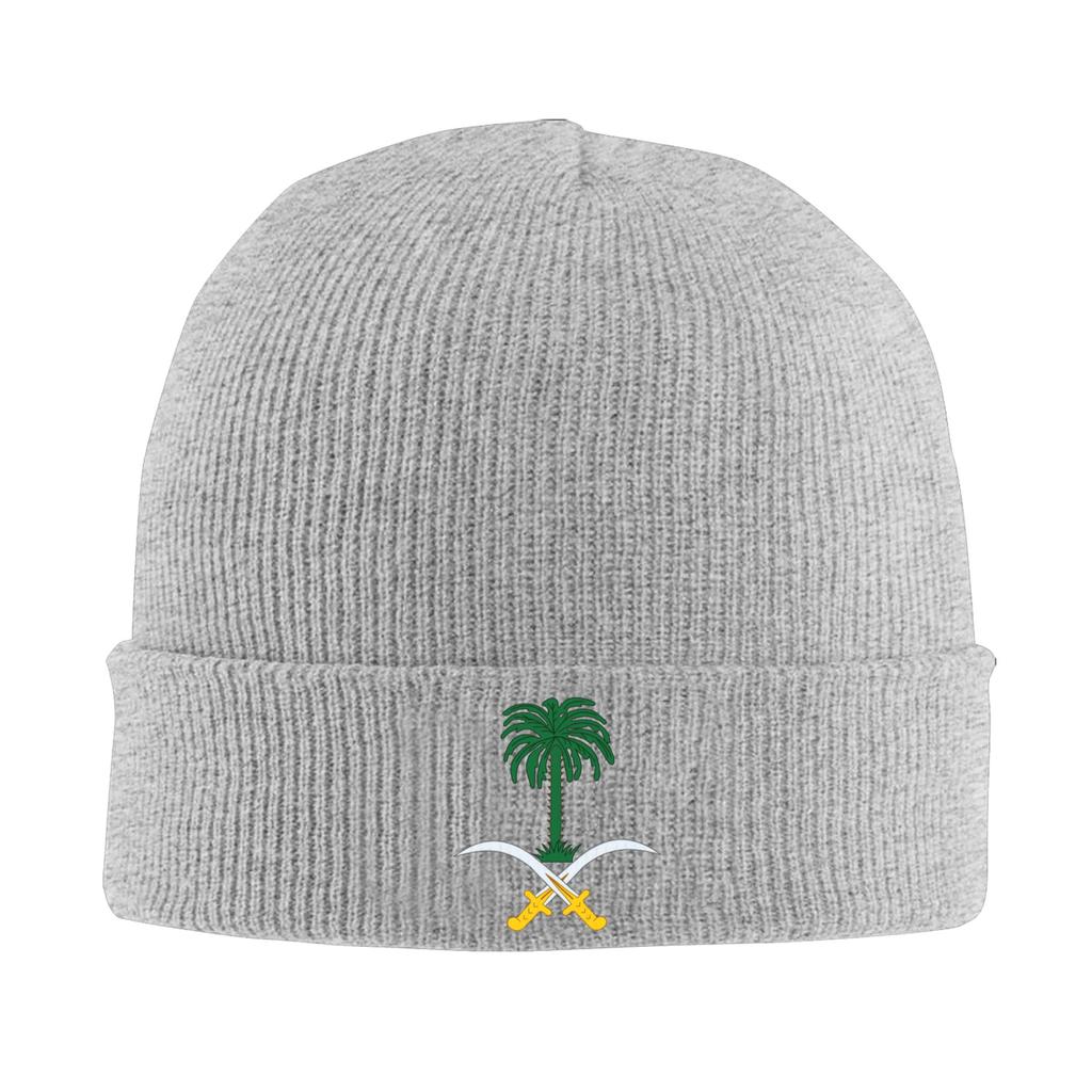 Saudi Arabia Flag Bonnet Hats  Cool Knitted Hat For Women Unisex Winter Warm  Skullies Beanies Caps