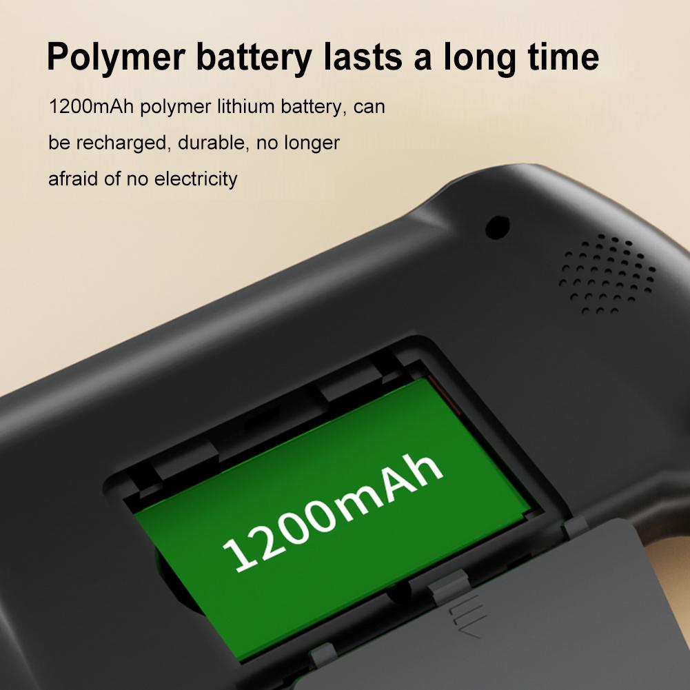 Retro Handheld Game Console 3.5inch LCD Screen Built-in 500 Games Gaming Console 1200mAh Portable Game Console for Single Player