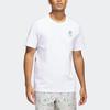 Adidas Adicross Desert Tee Golf Short Sleeve T-Shirt With Back Graphic Print Men Tops White HS5617