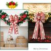54cm Double Layers Christmas Bows Christmas Tree Decoration Ornaments For Home Front Door Wall Window Decor