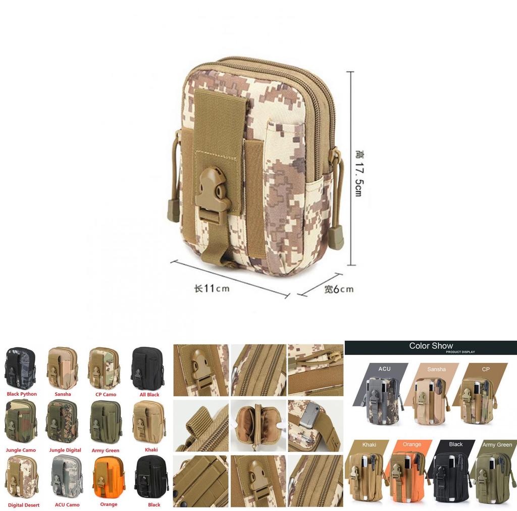 Multipurpose Waterproof Tactical Fanny Pack With Spacious Compartments For Military Use