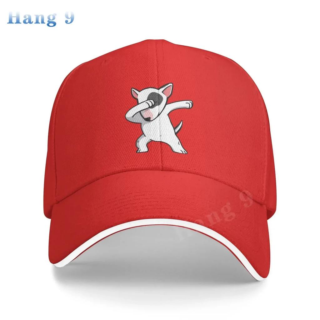 English Bull Terrier Baseball Caps Funny Unisex Soft Casquette Cap Fashion Denim Hat Vintage Adjustable Black