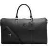 Jordan Monogram Polyurethane Travel Bag 40L Unisex Black Jordan HV1614-045