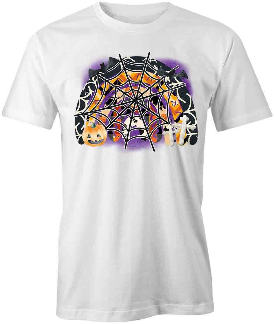 

HALLOWEEN RAINBOW TShirt Tee Short-Sleeved Cotton FALL CLOTHING S1WCA528 5XL різнокольоровий