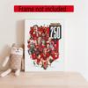 Manchester 5D Diy Diamond Paintings Mosaic Wall Round Diamond Art Painting Kits Embroidery Crystal Accessories Frameless