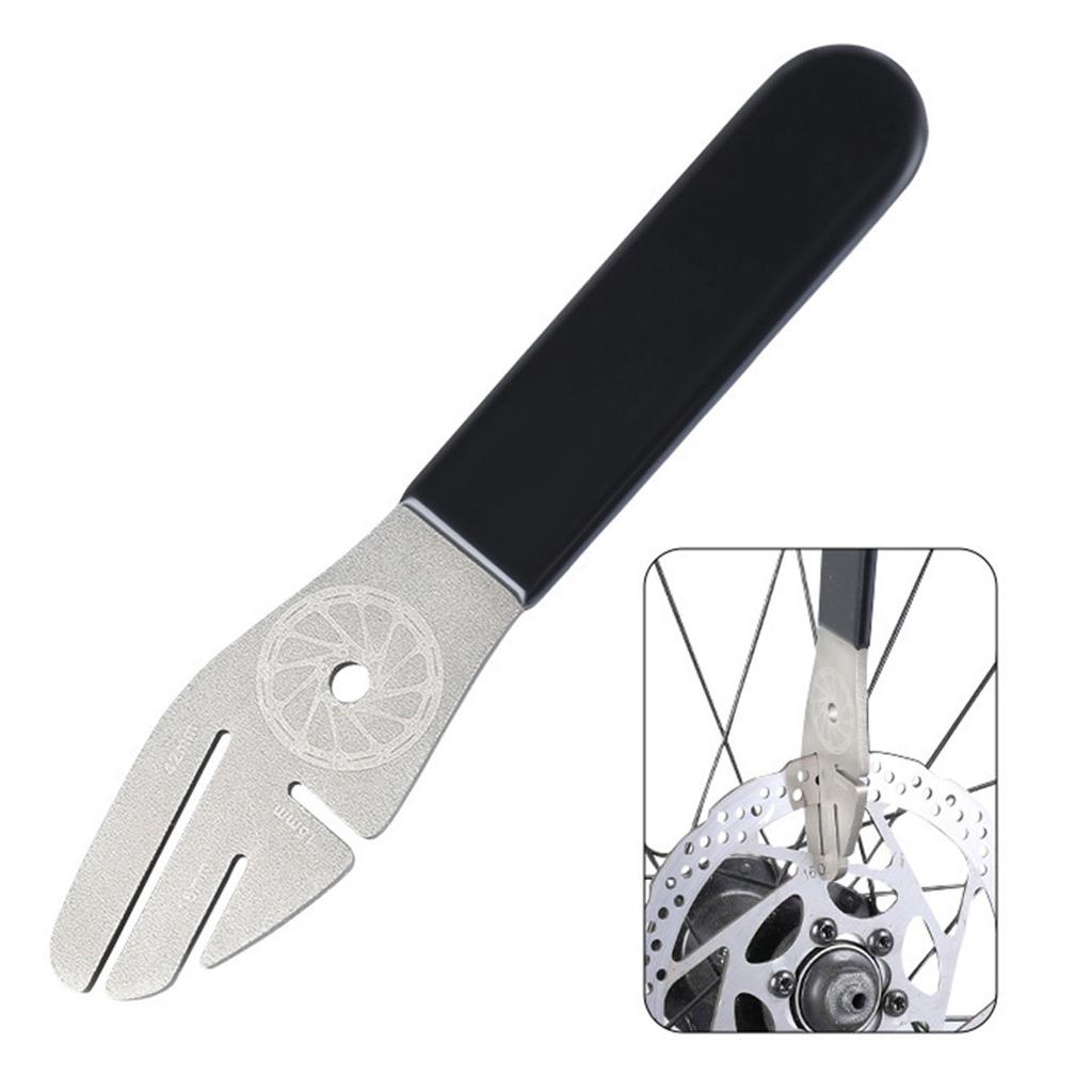 Stable Metal Cycle Disc Brake Regulator Rotors Truing Fork Bicycles Brake Wrenches for Bike Alignment