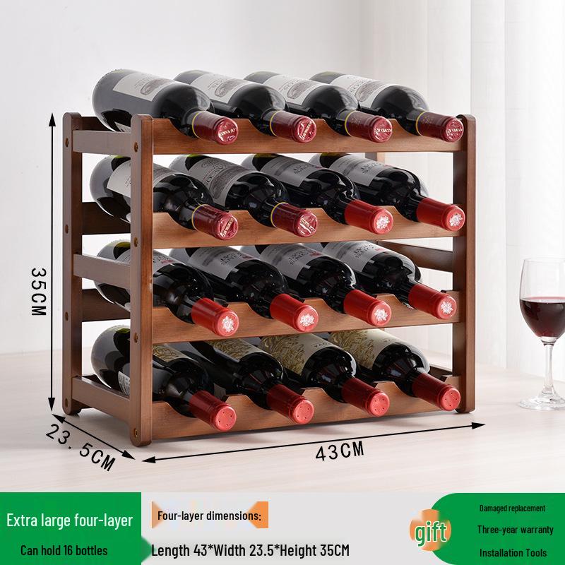 Xiao Zhujiang Europäischer Stil Arbeitsplatten-Weinregal mit Gitterornamenten