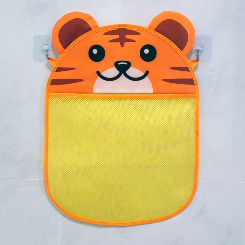 Childrens Bathroom Mesh Storage Bag Waterproof Hanging Toy Organizer For Bathtub Use
