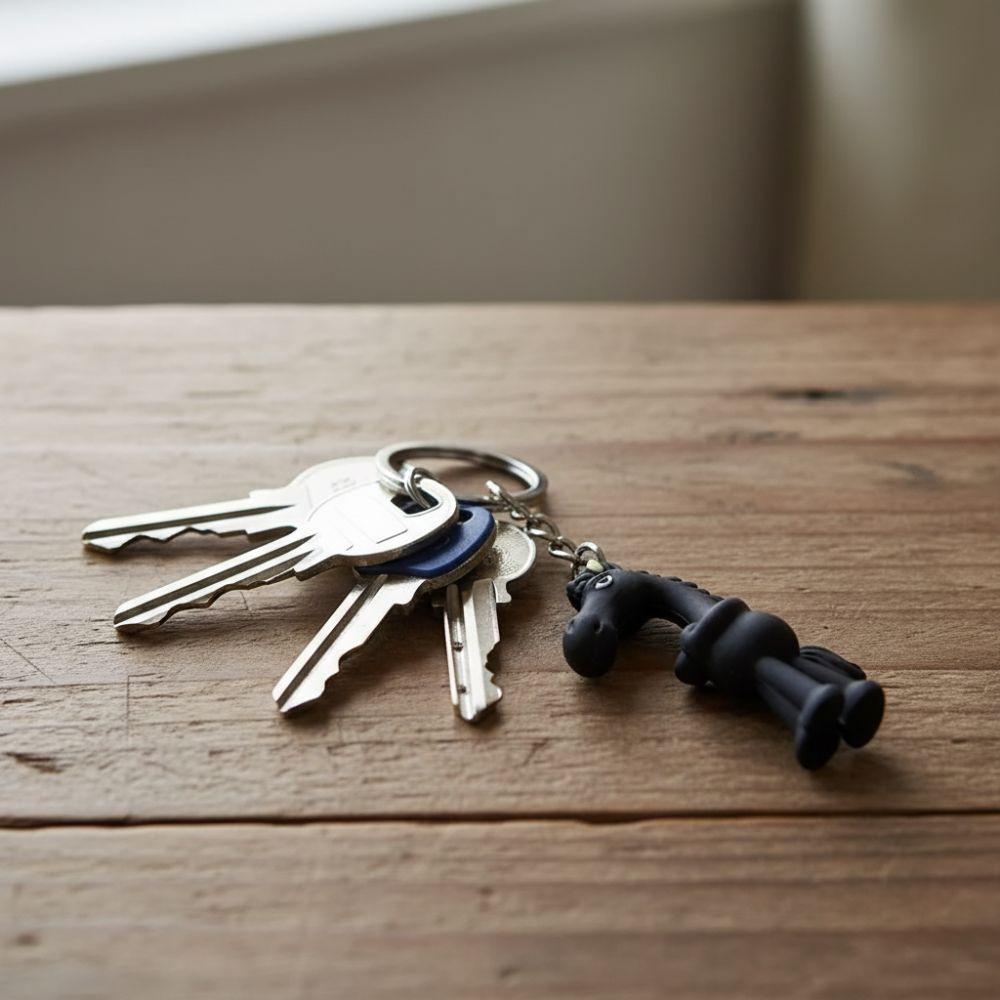 2026 Horse Mascot Keychain Accessories Cartoon Car Key Chains  Christmas Gifts