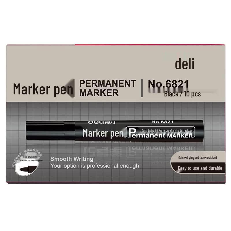 Deli 6821 Oil-Based Marker Pen