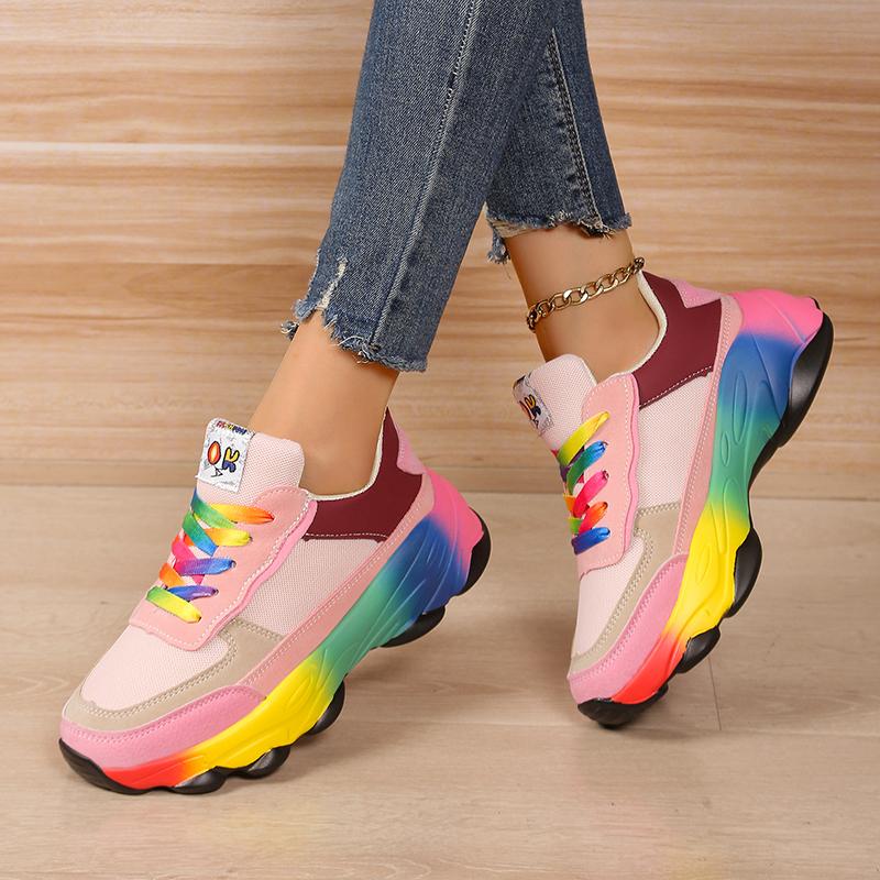 Women Sneakers 2025 Running Colorful Casual Running Shoes Women Outdoor Comfort Platform Sneakers Women Zapatos De Mujer