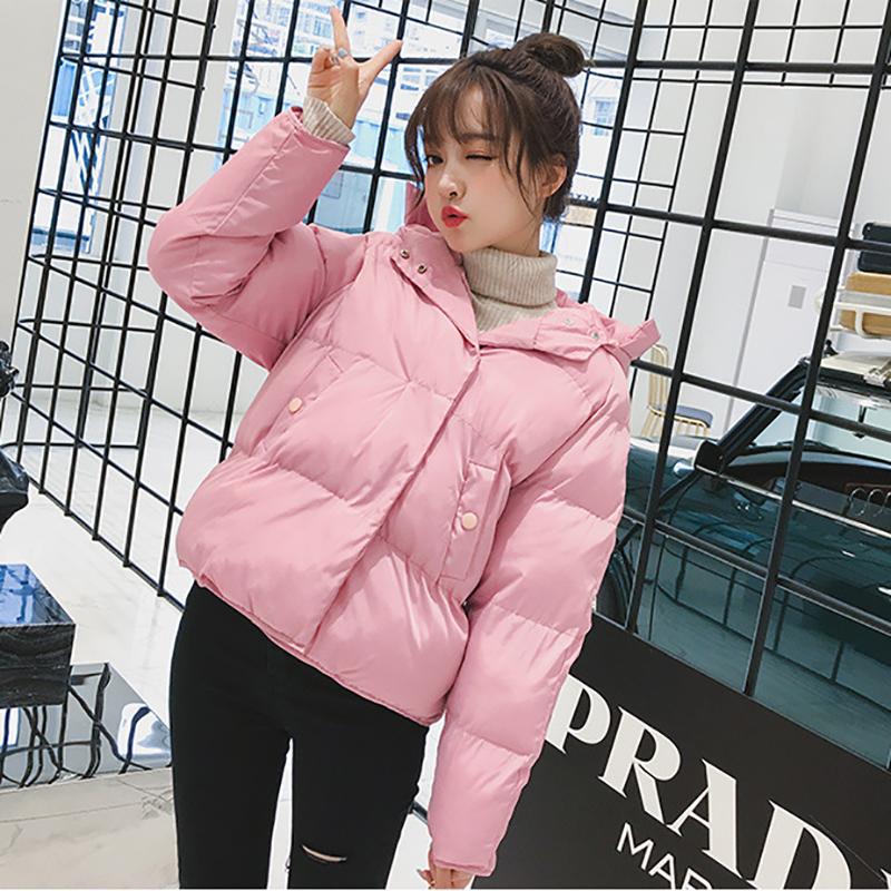 IELGY Neue Winter Daunen Kurz Kurz Brot Jacke Koreanische Version von Dicke Kleine Baumwolljacke Locker Gepolsterte Jacke
