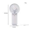 New Handheld/Stand Usb Rechargeable Portable Handheld Fan Cute Plastic Design Dual Use Summer Cooling Fan For Kids & Adults