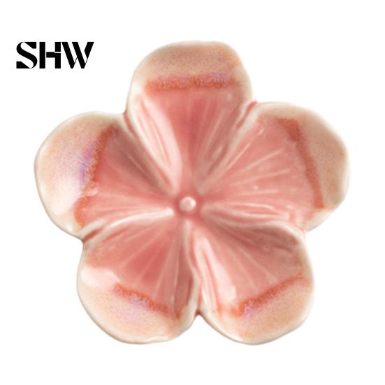 Retro Glaze Dipping Bowls Cherry Blossom Sauce Dish, Ceramic Sushi Soy Bowl, Small Unique Kiln Change Tableware Decorative Seasoning Appetizer Serving