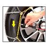 HUSKY Advance HUSA120 — 9 Mm Snow Chains (game of 2) for 15–19" Tires, Automatic Fitting, ABS Compatible