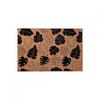 American Minimalist Letter Print Coir-Like Doormat Entryway Outdoor Non-Slip Dirt Trapper Mat