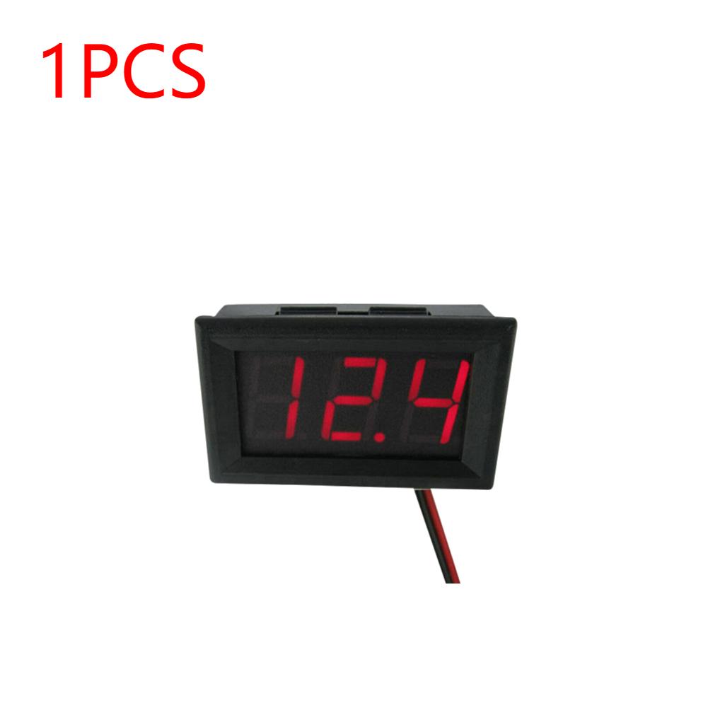 1-5PCS Digital Voltmeter DC 4.5V to 30V Digital Voltmeter Mini Voltage Panel Meter For 6V 12V Electromobile Boat Motorcycle Car