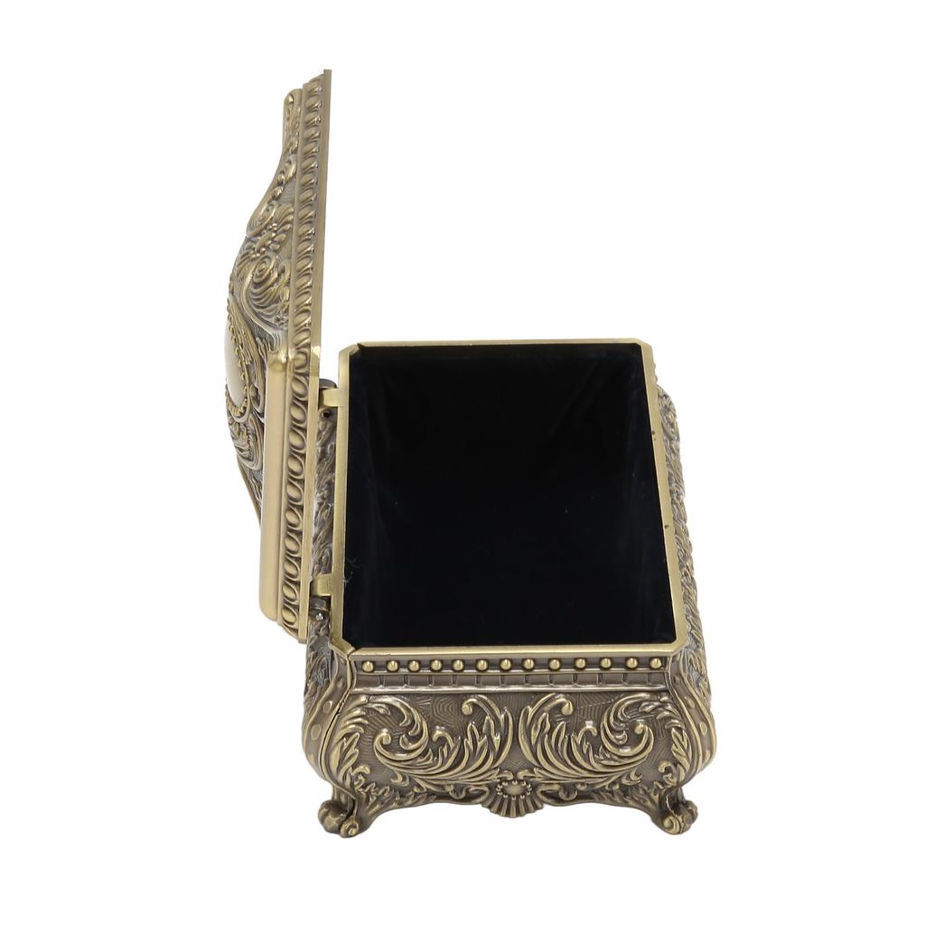 Vintage Jewelry Box Home Creative European Style Treasure Storage Case Wedding Birthday Gift Retro