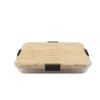 Charcuterie Board with Clear Lid 6 Compartments Cheese Platter Serving Tray for Parties House Warming Gifts