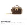 LOUIS VUITTON Monogram Coated Canvas Makeup Bag Mini Women's Brown M03772