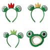 Faixas de Cabeça de Sapo Headband Aro de Cabelo para Mulheres e Meninas Acessórios de Cabelo de Pelúcia