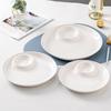 Ceramic Multi-Compartment Dumpling & Serving Plate