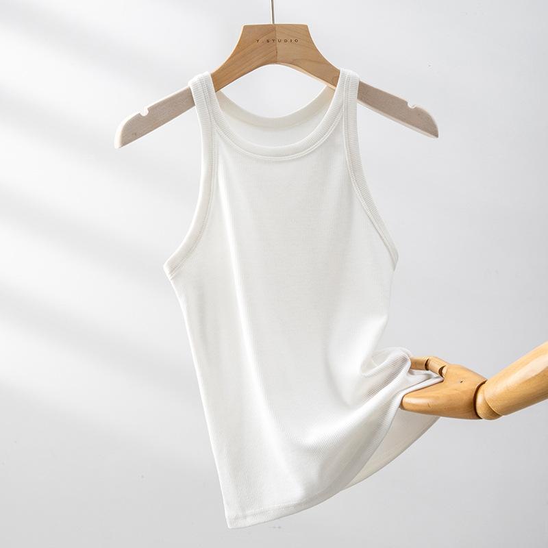 Pure Cotton Markless Outer Vest Spring and Summer New Beautiful Back Wrapping Small Suspender Without Steel Bandeach Inner Top
