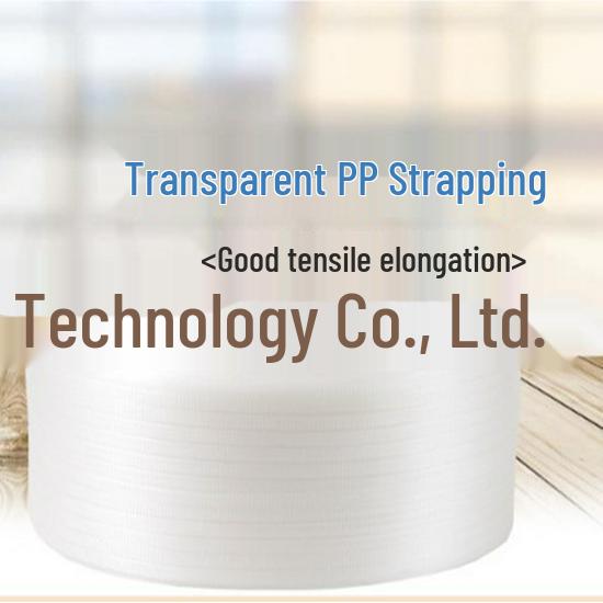 Transparent Semi-Automatic PP Packing Strap 13085*8.5kg for Manual Strapping