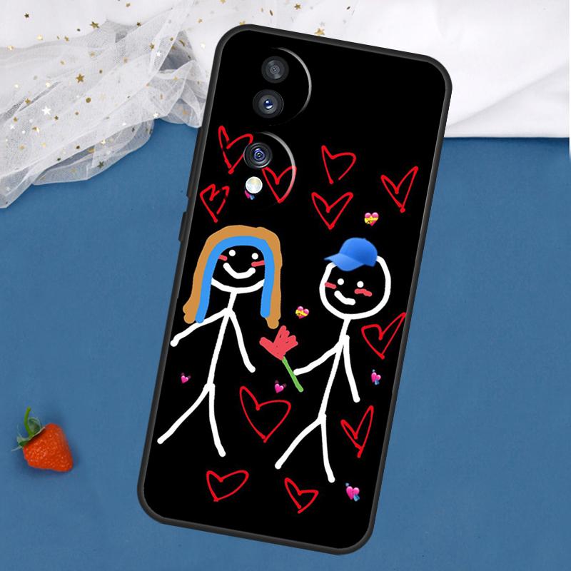 Cartoon Matchman Case For Honor Magic 8 5 6 7 Pro 200 400 50 70 90 Lite Win RT X8c X8b X9a X9b X9c X9d Cover