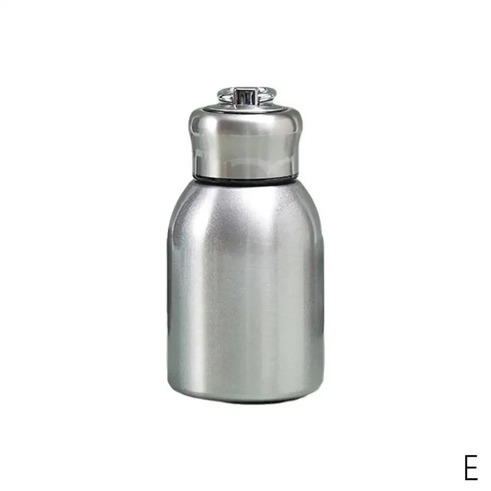 

Portable Big Belly Vacuum Cup 300ml Compact Cup Leak-Proof Cup Solid Water Vacuum Flask Color Travel Bottle Insulated Y3Y4 серебряный