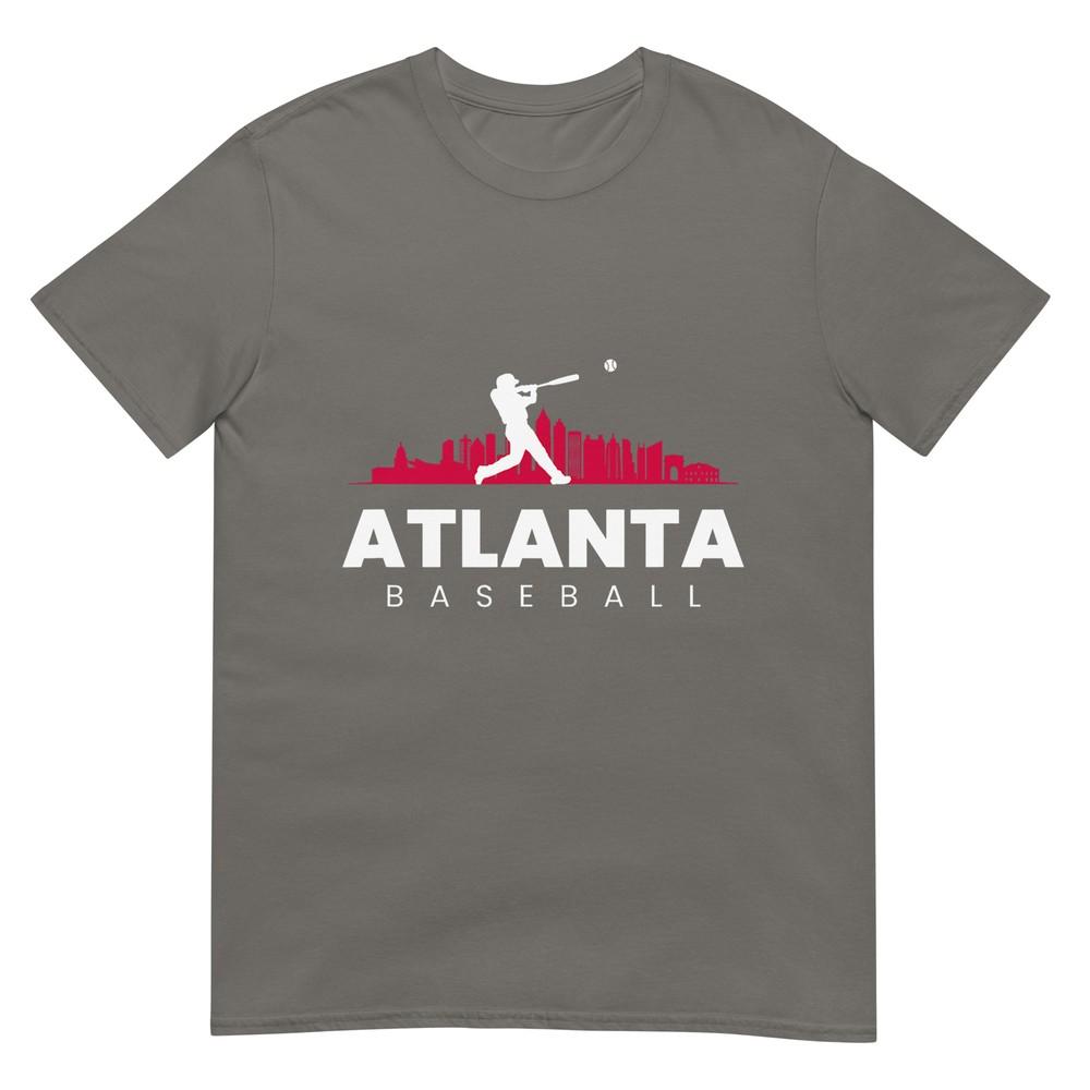 Atlanta Baseball Vintage Minimalist Retro Baseball Lover Tshirt