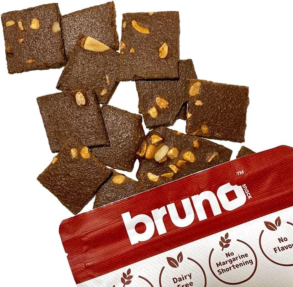 Bruno Crispy Brownies Mocha Brownie 60g X 12-pack with Original Message Card