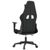 Gaming Chair in Black and Burgundy Artificial Leather