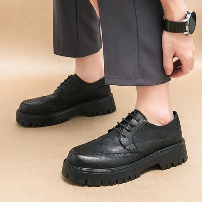 Men's Luxury Brand Platform Quality Oxford Shoes Thick-soled Wedding Formal Business Social Office Shoes Comfort Versatile Shoes