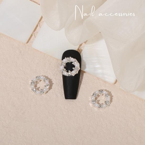 Yousheng 20Pcs Nail Ornaments Creative Shape Rust-proof Alloy Love Heart Nail Ornaments Bow-knot Manicure Jewelry Beauty Supplies