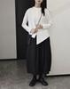 Women's Spring Casual Wide-Leg Harem Pants - Dark, Loose, Flesh-Covering, Eight-Point Design
