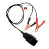 Extended Cable Clip Car Computer ECU Memory Saver Battery OBD2 Replacement Tool