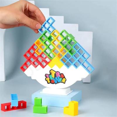 Non-Toxic Tetris Tower Balancing Stacking Toys Children Blocks Balance Tower Board Game Smart Balance Stacking Kids Toys