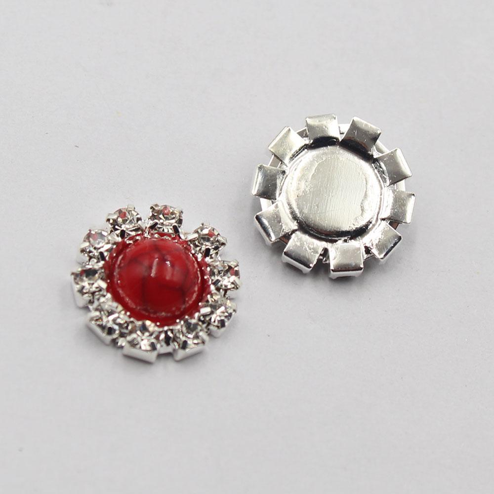 10 pieces of 14mm round rhinestone point crack resin DIY flat bottomed adhesive phone cases, clothing, luggage decoration access