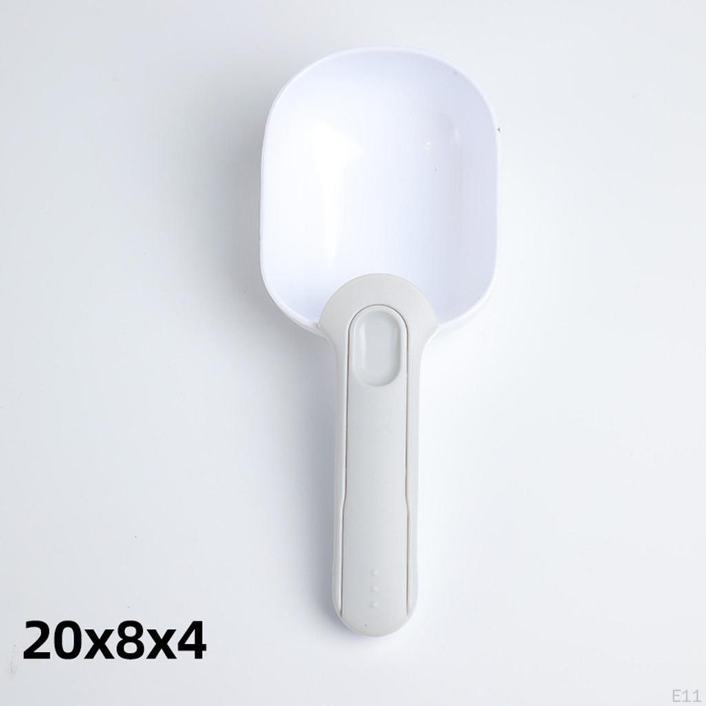 Canned Spoon with Handle Shovel Pets Cat Feed Measuring Sealing Bag Supplies