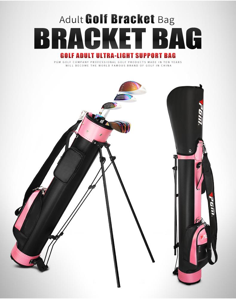 PGM Golf Stand Bag - Unisex, 6 Colors, Holds 9 Clubs