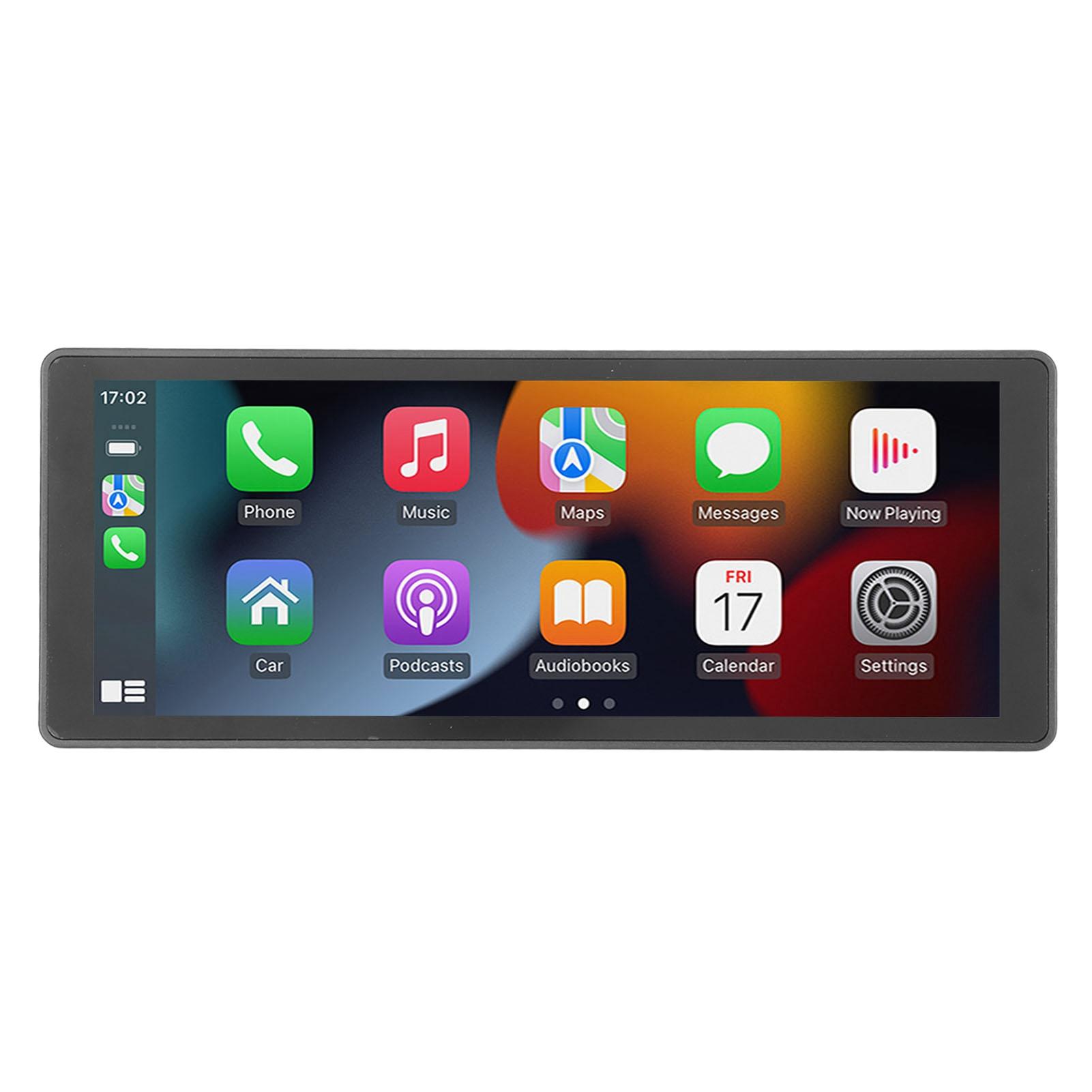 

9,3-дюймовый портативный беспроводной автомобильный стереоприемник с камерой заднего вида для Carplay 12‑36 В